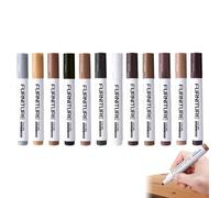 Marcatori Per Riparazione Mobili, 12 Colori Multiuso Copri Penna Per Macchie, Marcatore Ripara Per Pavimenti In Legno Duro, Per Segni Macchie Usura Crepe E Scheggiature Di Vernice