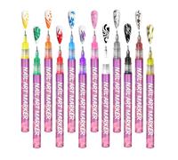 Marcatori Per Unghie 12 Colori Strumenti Fai Da Te