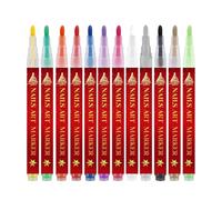Marcatori Per Unghie - 12 Colori Strumento Per Manicure Asciugatura Rapida - 0,3 mm Marcatori Per Pittura Unghie - Per Donne E Ragazze Disegno Graffiti Salon Casa Pratica Di Bellezza