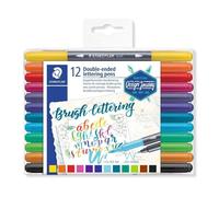 Marcatori Staedtler Design Journey a doppia punta per lettering, scatola da 12