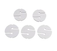 Marcatori subacquei per caverne 5pcs linea triangolare e guida rotonda per la sicurezza subacquea (cerchio bianco)