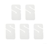 Marcatori subacquei per caverne 5pcs linea triangolare e guida rotonda per la sicurezza subacquea (Rettangolo bianco)