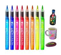 Marcatori Trucco Del Viso - Penna Impermeabile e di Lunga Durata - Trucco UV Per Il Viso E Il Corpo,Per Famiglia Amici Studenti Uomini Donne Festa di Halloween Cosplay Festival Eventi