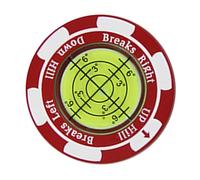 Marcatura a livello di golf - Indicatore di inclinazione verde misurabile, marcatura antiruggine e durevole in lega di zinco, strumento leggero e compatto per contrassegnare la posizione della palla |