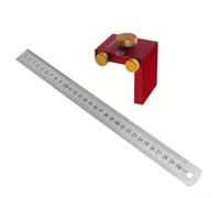 Marcatura per preciso con Viti Bloccaggio Marcatura per preciso(1set) | Design a L regolabile, due viti bloccaggio, linee parallele precise, per zero offset