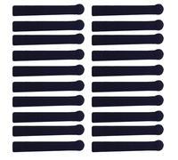 MARCBUSE 10 paia di occhiali in morbido tessuto a maglia cuscino per le orecchie antiscivolo elastico comfort occhiali tempio punte manica fermo protezioni gambe, blu navy, Taglia unica