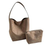 MARCBUSE 2 borse a tracolla invernali in pelle scamosciata, eleganti borse sotto le ascelle con ampio spazio per riporre libri essenziali, elettronica, viaggi, borsa a tracolla di grande capacità, per