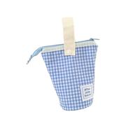 MARCBUSE Astuccio semplice astuccio per penne in piedi Astucci per matite estetici sacchetti per penne con supporto per studenti stili giapponesi borsa in piedi, B