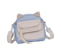 MARCBUSE Borsa a tracolla in nylon contemporanea per le donne borse a tracolla con tracolla regolabile per lo shopping e la borsa del telefono di evento sociale, Blu, One Size
