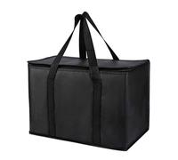 MARCBUSE Borsa termica pieghevole per la spesa di grande capacità, borsa per il trasporto di alimenti caldi e freddi, pratica in alluminio, design foderato per il pranzo, pratico e riutilizzabile, con