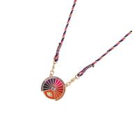 MARCBUSE Collana con ciondolo a forma di tarocchi mistici, alla moda, con cordoncino intrecciato per l'uso quotidiano o per eventi speciali, gioielli ispirati all'occulto, Misura unica, come descritto