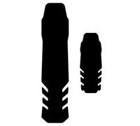 MARCBUSE Copertura protettiva impermeabile per telaio della bici Protezioni antiscivolo adesivo spesso per VariousTerrains Bike Frame Guard Sticker