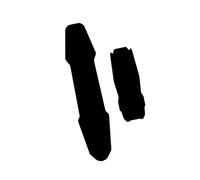 MARCBUSE Copertura protettiva impermeabile per telaio della bici Protezioni antiscivolo adesivo spesso per VariousTerrains Bike Frame Guard Sticker