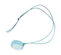 MARCBUSE Elegante collana con ciondolo a pettine con comodo cinturino, comoda collana per giovani trendsetter e amanti della moda da indossare tutti i giorni, rectangle, come descritto, come descritto