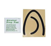 MARCBUSE Feet Pads Skates ForMX AnywhRE3/MX - Adesivo da gioco verticale, bordi arrotondati e curvi, colore: nero