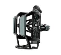 MARCBUSE Portabicchieri per moto con rotazione a 360 gradi, supporto regolabile adatto a bottiglie da 55-85 mm, costruzione in alluminio sicura, proprietario della tazza per ciclomotore per