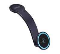 MARCBUSE Supporto per telefono da auto, design pieghevole in lega, rotazione a 360 gradi, resistente al calore per una posizione multipla stabile, supporto flessibile per telefono pieghevole