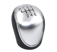 Marce Leva Pomello Del Cambio Per Ssangyong Per Actyon Per Korando 6 Velocità Pomello Del Cambio Auto Manuale Shifter Leva Testa Del Bastone Di Pallamano(Silver)