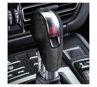 Marce Pomello Leva Cambio Per Macan Per Panamera Per Boxter Per 718 Pelle Scamosciata Pomello Del Cambio Copertura Protezione Decorazione Accessori Marce Shifter Manopola(GRAY)