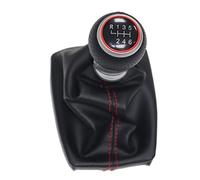 Marce Pomello Leva Chrome Pomello Cambio Boot per Gaitor per A4 8E B6 B7 2000 2001 2002 2003 2004 2005 2006 2007 2008 Marce Pomelli Leva(R123456 Red Line)