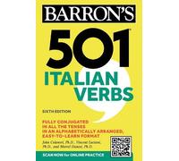501 Italian Verbs, Sixth Edition