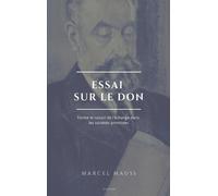 Marcel Mauss Essai sur le don (Copertina rigida)