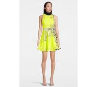 Marcell von Berlin Women's Short Sleeveless Sequin Dress With Velvet Collar Yel Taglia: 34 | Abiti Mini Outlet | Donna | Bianco