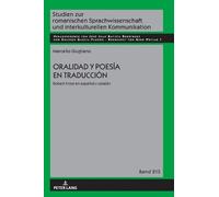 Marcello Giugliano Oralidad y poesía en traducción (Copertina rigida)