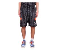 Marcelo Burlon - Aop Folk Kappa Soccer Shorts - -Shorts -Uomo -Nero -S