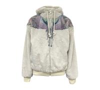 Marcelo Burlon - Bomber Jacket - -Jackets -Donna -Beige -S