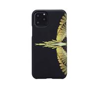 MARCELO BURLON COUNTY OF MILAN Cover/Custodia Compatibile con iPhone 11 PRO - Custodia Burlon Originale con Vetro temprato 9H - Rigida - Soft Touch e Antiurto - Protezione Frontale rialzata