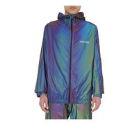 Marcelo Burlon - Logo Reflect Pkt Windbreaker - -Jackets -Uomo -Blu -S