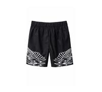 Marcelo Burlon - Popeline Bermuda - - Swimwear - Uomo - Nero - L