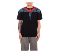 Marcelo Burlon - T-shirt con logo frontale e posteriore - -Tops -Uomo -Nero -S