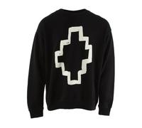 Marcelo Burlon - Tempera Cross Over - - Sweatshirts & Hoodies - Uomo - Nero - XS