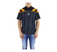 Marcelo Burlon, ,Tops ,Uomo ,Nero ,S Giacca Polo da Calcio Folk Kappa