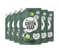 Marcel's Green Soap - Ricarica sapone per le mani Pepe nero e bergamotto - Ricarica per lavaggio a mano - Vegano - 97% biodegradabile - 3000 ml, 500 ml (confezione da 6)