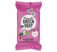 Marcel's Green Soap Salviette igieniche umide, 1 x 60 pezzi, patchouli e mirtillo a base di piante, ecologiche