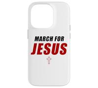March for Jesus - Christian Faith Church Celebration Walk Custodia per iPhone 14 Pro