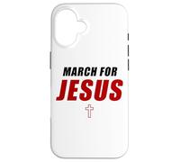 March for Jesus - Christian Faith Church Celebration Walk Custodia per iPhone 16