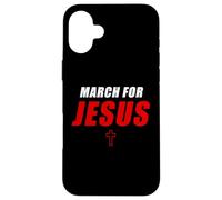 March for Jesus - Christian Faith Church Celebration Walk Custodia per iPhone 16 Plus
