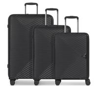 March15 Trading Gotthard Edition 4 ruote Set di valigie 3 pezzi nero