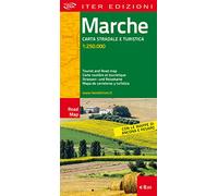 Marche. Carta stradale e turistica 1.250.000