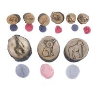 Marche di animali per bambini, Stamper per bambini - Set di timbri per bambini | Animal Tracks per bambini | Scrapbook Supplies, impronte per feste