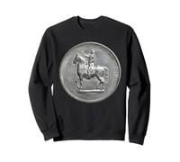 Marchese de Lafayette a cavallo Moneta Dollaro Argento Felpa