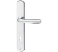 MARCHESI 1040.15A.009.M - Maniglia Sonia su targa BB 90, 32-45, in ottone cromato opaco