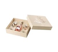 Marchesi Frescobaldi Alie 2024 Box Limited Edition, Cofanetto Bottiglia e 2 Calici, Vino Rosato Toscano, 12% vol, 750 ml