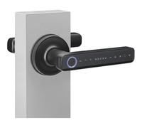 MARCHESI Maniglia per porte Office R con impronte digitali, codice numerico di controllo accesso, nero