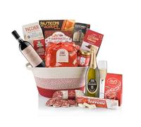 Marchesi Prioli Cesto Regalo Melograno con Vini, Panettone, Cotechino, Salumi, Pasta e Specialità Gastronomiche Italiane, 15 Prodotti
