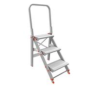 SCALA SGABELLO ALLUMINIO 3 GRADINI con PARAPETTO Class piU'